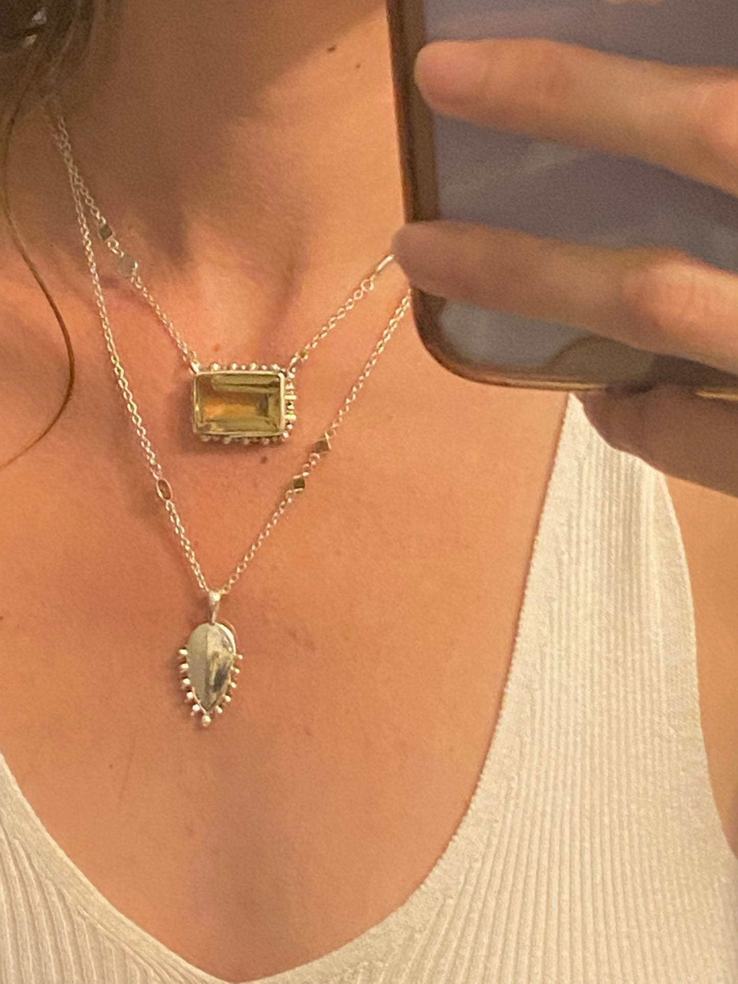 PEACOCK TAIL PENDANT